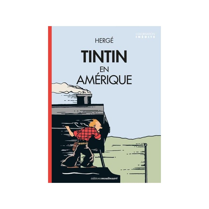 Books & Stationery - Tintin - FRENCH COVER POSTCARD - Tintin in America