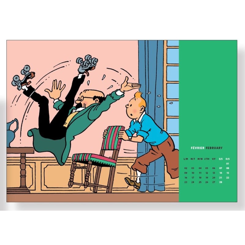 Books & Stationery - Tintin - Desk diary Tintin 2026
