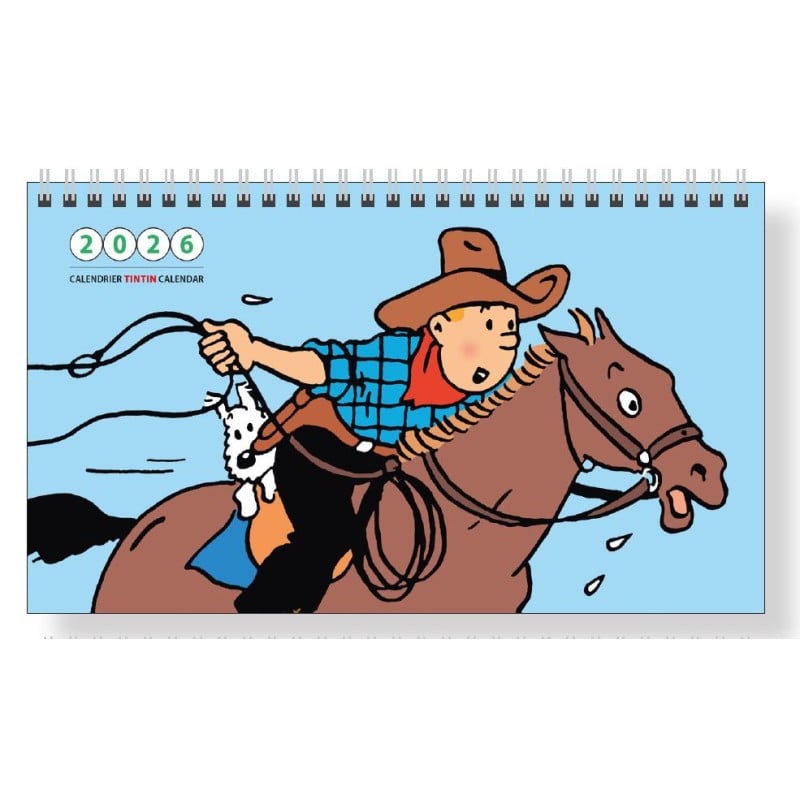 Books & Stationery - Tintin - Desk diary Tintin 2026