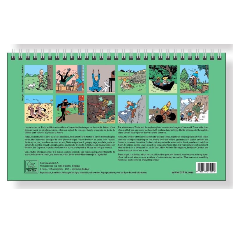 Books & Stationery - Tintin - Desk diary Tintin 2026