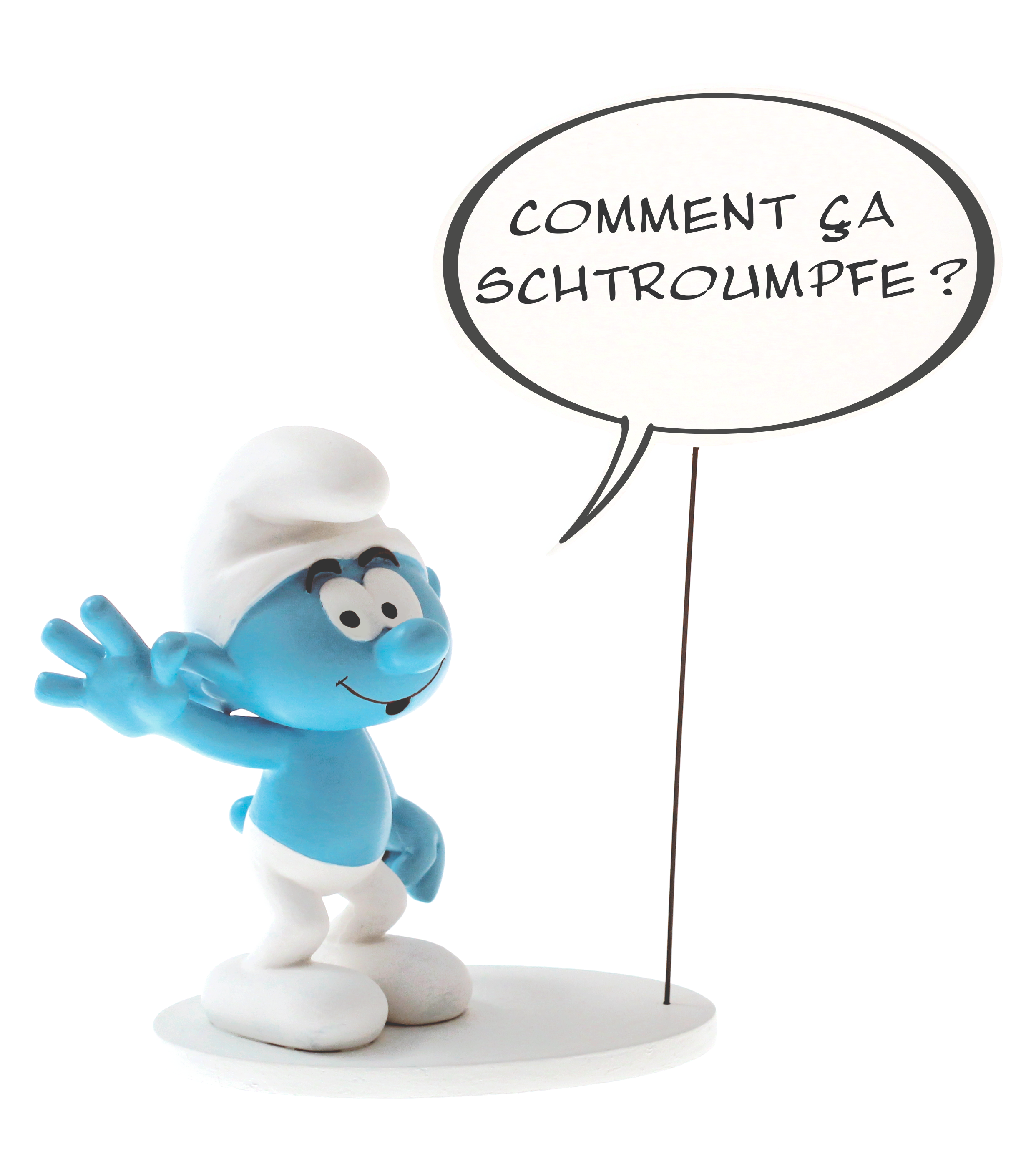 Collectible Scene The Smurfs HOW DO YOU SMURF