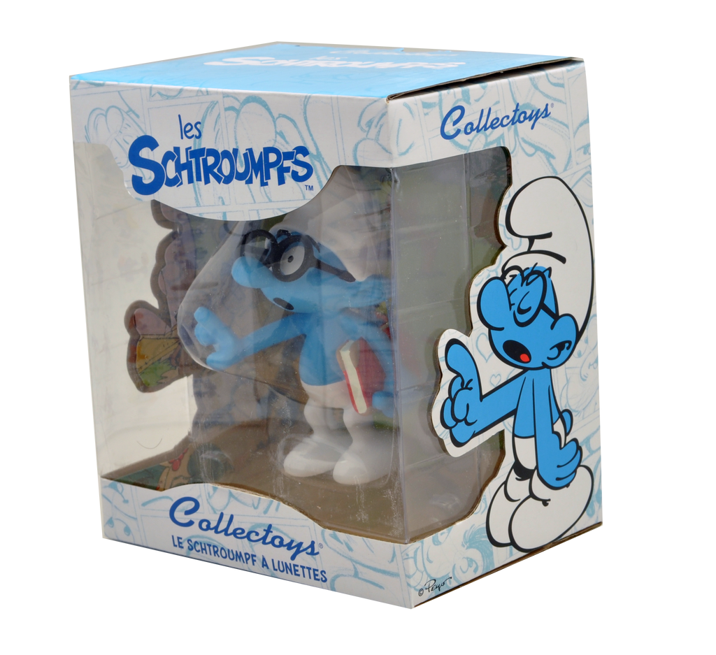 Collectible Figurine - The Smurfs - Brainy Smurf