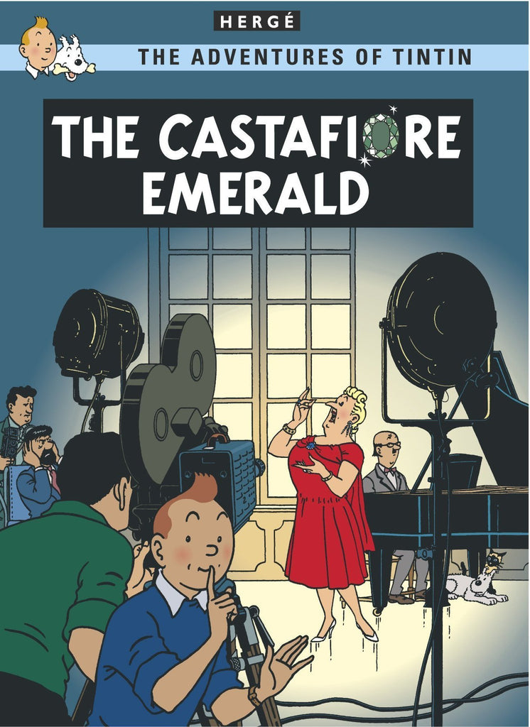 Books & Stationery - Tintin - ENGLISH COVER POSTCARD - CASTAFIORE EMERALD