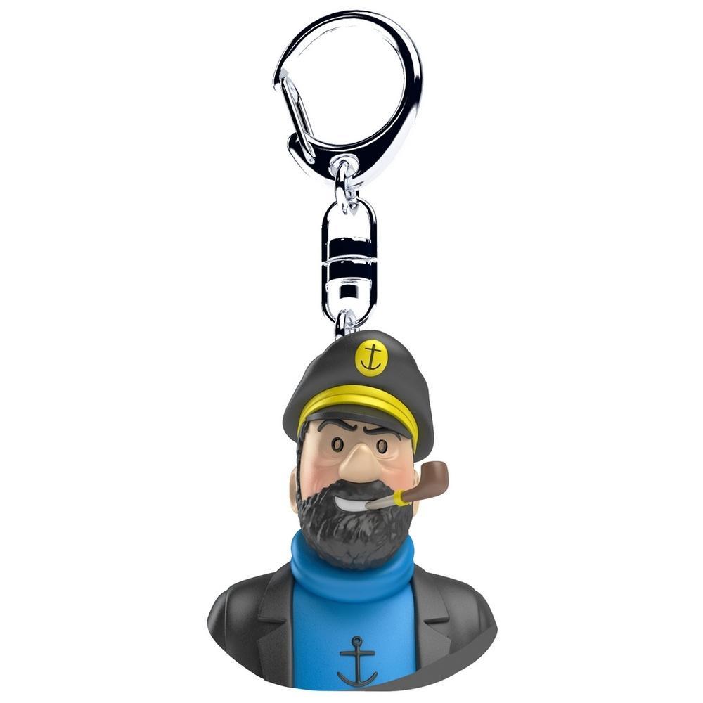 Fashion & Homeware - Tintin - PVC BUST KEY RING - HADDOCK