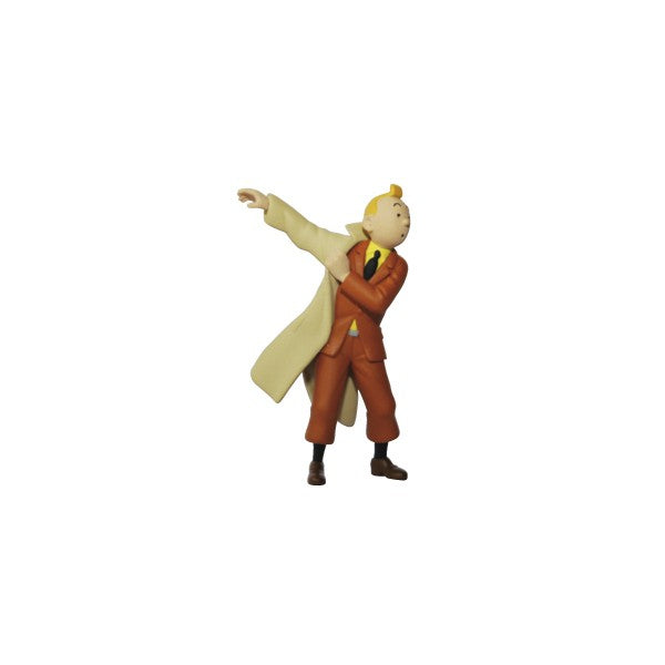 Collectible Figurine - Tintin - Tintin putting coat on (9cm)