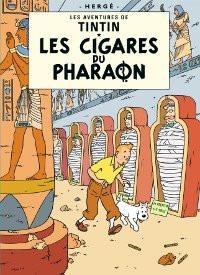 Books & Stationery - Tintin - FRENCH COVER POSTCARD - CIGARES DU PHARAON