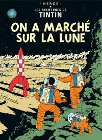 Books & Stationery - Tintin - FRENCH COVER POSTCARD - ON A MARCHE SUR LA LUNE