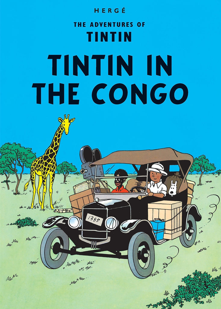 Books & Stationery - Tintin - ENGLISH COVER POSTCARD - CONGO